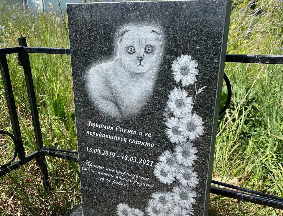 Изготовление памятников для животных в г. Истра  Московской области